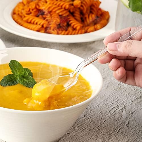 Cucharas de Plástico Resistentes (400 Pzas) - Cucharas Desechables Premium, Utensilios Duraderos para Fiestas, Picnics y Uso Diario - Resistentes al - imagen 5