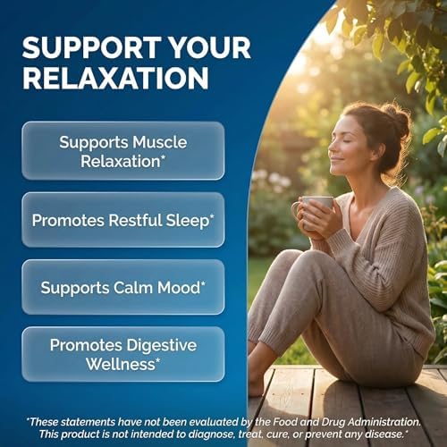 Suplemento Complejo de Magnesio Glycinate Citrate Malate Orotate Taurate + Probióticos y Prebióticos FOS GOS Inulina para Sueño y Calma – 120 - imagen 2