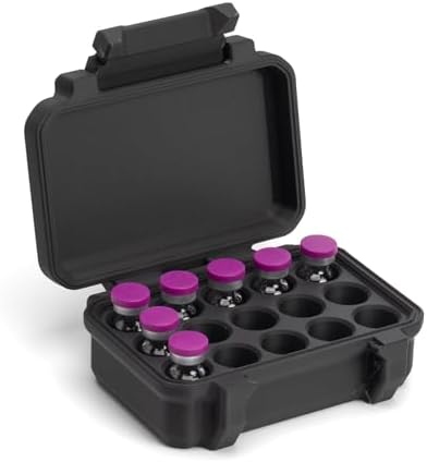 Estuche para 15 viales de péptidos de 3 ml | Resistente y seguro para refrigerador y congelador - imagen 1