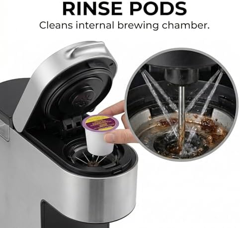 Kit de Mantenimiento de 6 Meses Viskeysta para Keurig: 2 Descalcificadores + 4 Filtros + 8 Cápsulas de Limpieza, Compatible con Cafeteras K-Cup - imagen 4