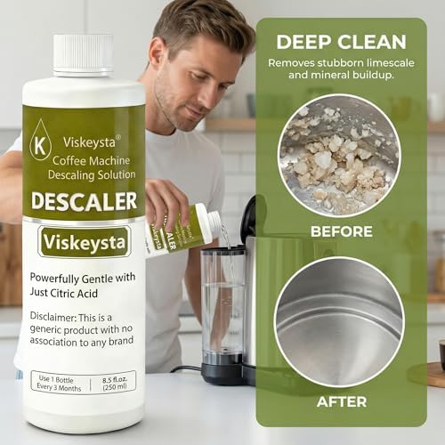 Kit de Mantenimiento de 6 Meses Viskeysta para Keurig: 2 Descalcificadores + 4 Filtros + 8 Cápsulas de Limpieza, Compatible con Cafeteras K-Cup - imagen 7