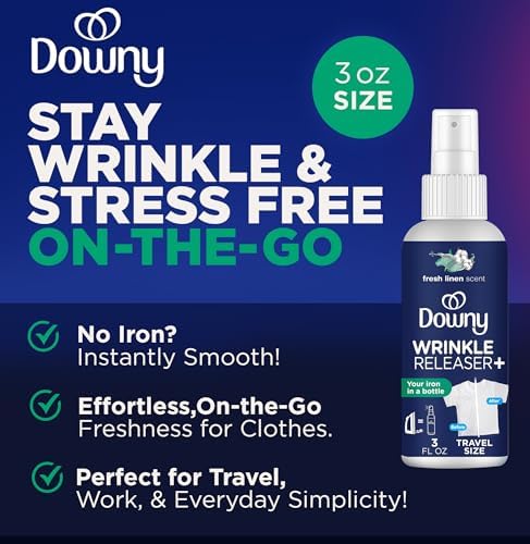 Paquete Esencial Tide para Cruceros - Incluye Detergente Líquido, Toallitas Quitamanchas, Bolígrafo Quitamanchas y Spray Desarrugante Downy - - imagen 4