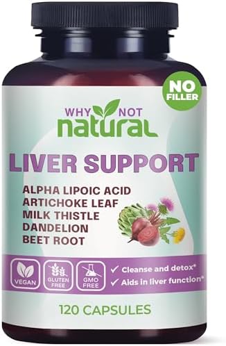 Suplemento Natural 5 en 1 para la Salud del Hígado Why Not con Apoyo de Cardo Mariano - 120 Cápsulas para Detox y Limpieza - imagen 1