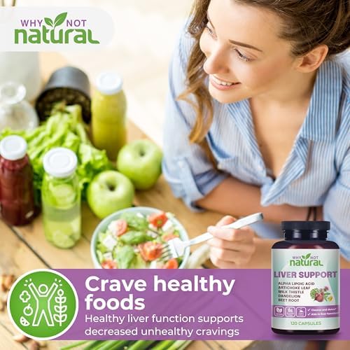 Suplemento Natural 5 en 1 para la Salud del Hígado Why Not con Apoyo de Cardo Mariano - 120 Cápsulas para Detox y Limpieza - imagen 7
