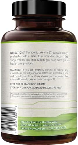 Cápsulas HealthyWayRx SAM-e 400mg - Suplemento de fácil absorción para apoyo cerebral, hepático y del estado de ánimo - Sin OGM, sin gluten y - imagen 2