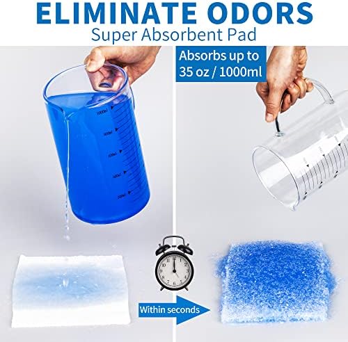 Juego de Orinales con 30 Almohadillas Súper Absorbentes y Forros Desechables, Orinales para Mujeres y Hombres Mayores, Cómodos y Resistentes de - imagen 4