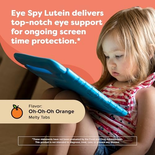 Vitaminas Renzo's Eye Spy con Luteína y Extracto de Arándano, Suplementos para Niños, 30 Tabletas Melty de Naranja Sin Azúcar - imagen 2