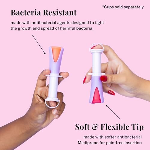 Aplicador de Copa Menstrual Pixie - Se Inserta Como un Tampón - Ideal para Mujeres con Uñas Largas - Propiedades TPE Autodesinfectantes - Incluye - imagen 5