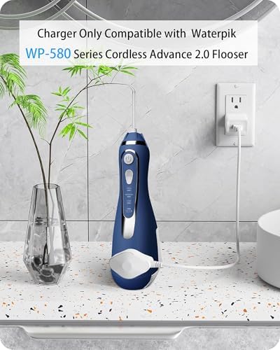 Cargador VHBW para irrigador bucal Waterpik WP-580, reemplazo para modelos WP-580, WP-582, WP-583 y WP-587 (no compatible con WP-560) - imagen 2