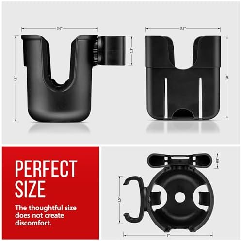 Soporte para Taza y Teléfono Clip-On – Diseñado Exclusivamente para Ser Compatible con Andadores Nitro de Drive Medical - imagen 6