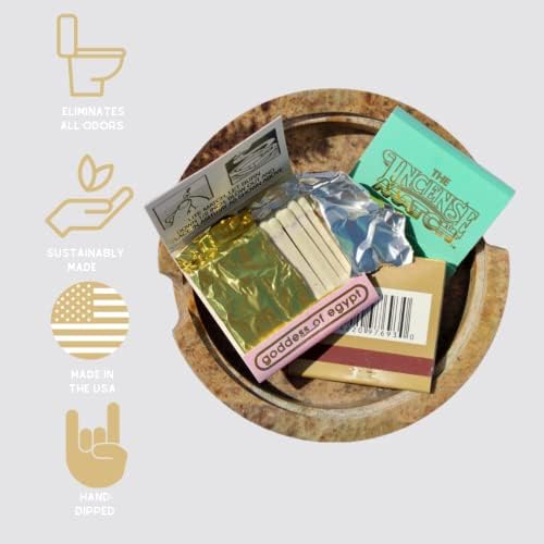 Paquete de 10 Fósforos de Incienso: Variedad Aromática - Elimina Olores de Baño y Añade Fragancia - 30 Encendidos por Cajetilla, 300 Encendidos por - imagen 2