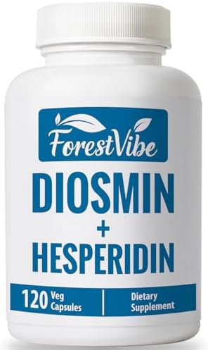 ForestVibe Suplemento de Diosmina y Hesperidina 1000mg, Extracto de Frutas Ricas en Bioflavonoides Cítricos, 120 Cápsulas Veganas, Sin Gluten y No GMO - imagen 1