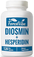 ForestVibe Suplemento de Diosmina y Hesperidina 1000mg, Extracto de Frutas Ricas en Bioflavonoides Cítricos, 120 Cápsulas Veganas, Sin Gluten y No GMO - imagen 1