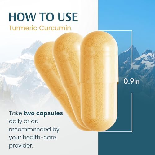 Cápsulas de Cúrcuma Curcumina Vykee Nutrition 2,000 mg con Jengibre y Piperina - Apoya Corazón, Músculos y Articulaciones - 95% Extracto de - imagen 5