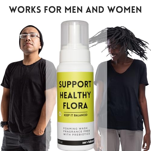 Limpiador Intimo Zerotaboos pH Balance para Mujeres y Hombres – Espuma Sin Fragancia, Limpiador Prebiótico para Higiene Diaria Sensible - imagen 2