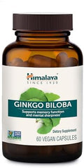 Himalaya Ginkgo Biloba, Suplemento Herbal para Memoria y Concentración, 120 mg, 60 Cápsulas, Vegano y Sin Gluten, Suministro para 60 Días - imagen 1