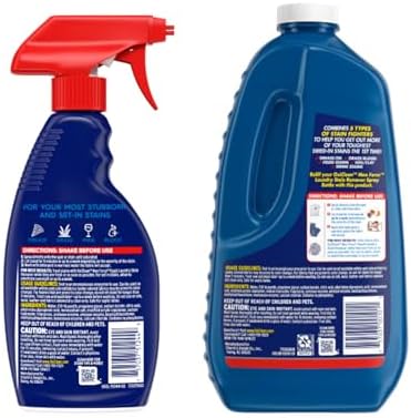 Kit de OxiClean Max Force: Spray Quitamanchas para Ropa 12 fl oz + Botella de Recarga de 48 fl oz, Total 60 fl oz - imagen 2