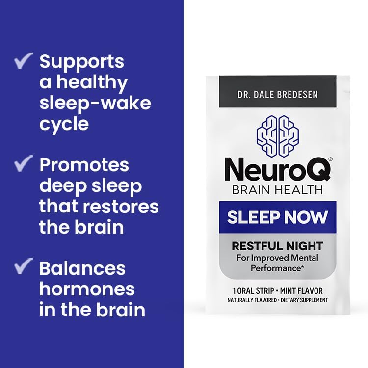 LifeSeasons NeuroQ Sleep Now - Suplemento Natural para Sueño - Apoya Ciclos de Sueño Saludables y Función Cerebral - Melatonina y L-Teanina - 30 - imagen 2
