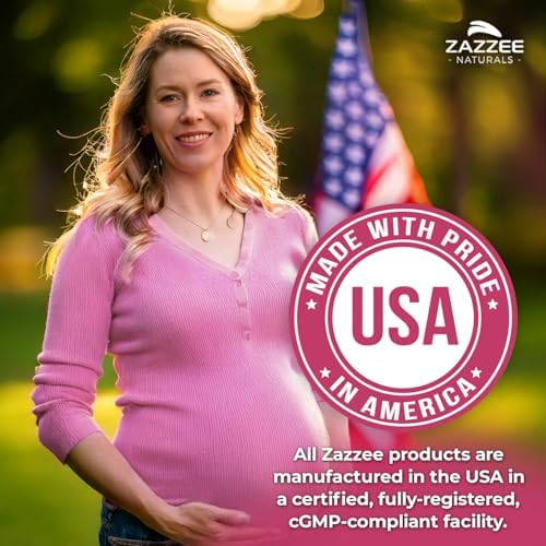 Zazzee Myo & D-Chiro Inositol Ideal 40:1 con Vitamina D3 y Folato, 120 Cápsulas Veganas, Suplemento de Salud Femenina, No GMO, Hecho en EE. UU. - imagen 4