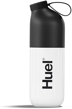 Botella de Mezcla Huel Black Edition | Libre de BPA, Cuerpo de Tritan Duradero | Tapa con Cierre para Evitar Derrames | Guía de Medidas | Apta para - imagen 1
