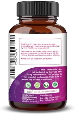 Suplemento Todo en Uno de Cardo Mariano, NAC, Betabel, Alcachofa y Raíz de Diente de León - Apoyo para el Hígado, Detox y Reparación, Antioxidante, - imagen 3
