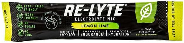Mezcla de Bebida Electrolítica RELYTE Re-Lyte Limón Lima 15 Porciones 3.44 oz. - imagen 3