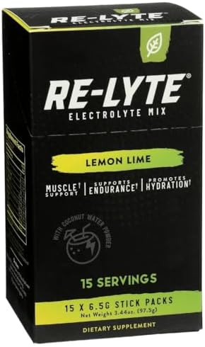 Mezcla de Bebida Electrolítica RELYTE Re-Lyte Limón Lima 15 Porciones 3.44 oz. - imagen 5