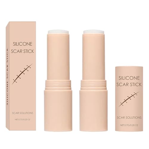 Stick de Silicona para Cicatrices, Mejora la Apariencia de Cicatrices en Cara y Cuerpo, Ideal Después de Cirugías, Acné, Quemaduras y Cortes (Paquete - imagen 1