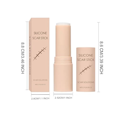 Stick de Silicona para Cicatrices, Mejora la Apariencia de Cicatrices en Cara y Cuerpo, Ideal Después de Cirugías, Acné, Quemaduras y Cortes (Paquete - imagen 6