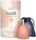 Copa Menstrual Saalt Soft – Copa Reutilizable para Período – Protección Cómoda y Sin Filtraciones hasta 12 Horas – Libre de BPA y Látex – Incluye - imagen 1