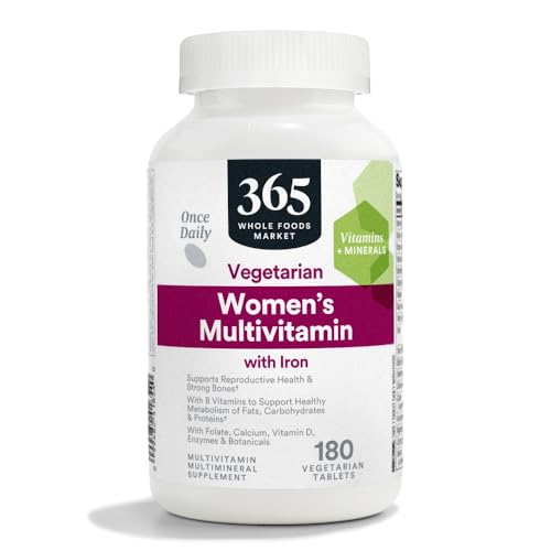 365 by Whole Foods Market, Multivitaminas Diarias para Mujeres, Tabletas, 180 Contenido - imagen 4