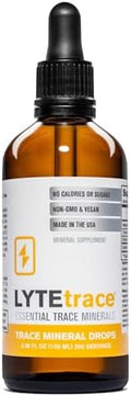 LyteLine Gotas de Minerales Traza 100ml - 200 Porciones de Concentrado Natural de Minerales Traza Bajo en Sodio, No-GMO, Vegano, Kosher y Amigable - imagen 1