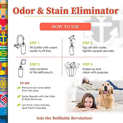 Eliminador de Olores y Manchas Multiusos Truly Free, Eliminador de Olores para Mascotas, Desmanchador para Alfombras, Sofás y Más, Incluye 1 Botella - imagen 6
