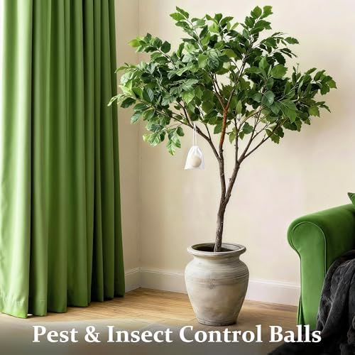 Kufonsung Paquete de 12 Bolas Repelentes de Plagas e Insectos - Repelente de Ratones para Interior y Exterior - Bolas de Menta para Cucarachas, - imagen 4