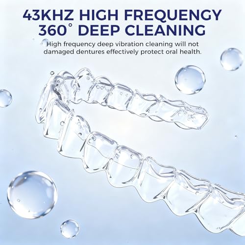 Limpiador Ultrasónico para Retenedores, Dentaduras, Protectores Bucales, Frenos, Cabezas de Cepillo y Joyería, 220ML con Temporizador Digital y UV, 2 - imagen 3