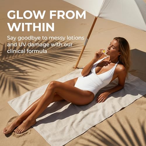 Gomitas Bronceadoras, Bronceado Natural en 7 Días con Astaxantina, Beta-Caroteno y Extracto de Mango, Veganas y Sin Azúcar, 60 Gomitas - imagen 2