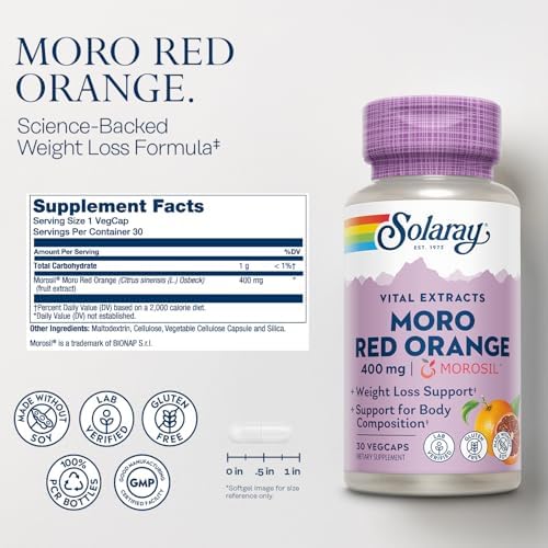 SOLARAY Moro Red Orange Morosil, 30 Cápsulas - imagen 2