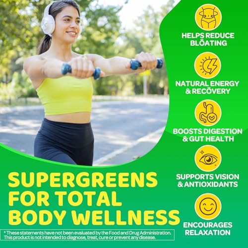 Gomitas de Greens para Adolescentes y Adultos - Multivitaminas Superfood con 40+ Frutas y Verduras, Luteína, Enzimas y Fibra, 1 Paquete - imagen 4