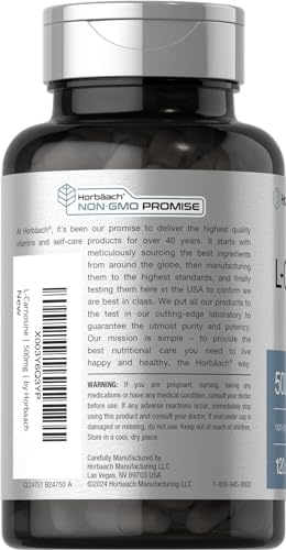 Suplemento de L-Carnosina 500mg Horbäach | 120 Cápsulas | Sin OGM y Libre de Gluten - imagen 3