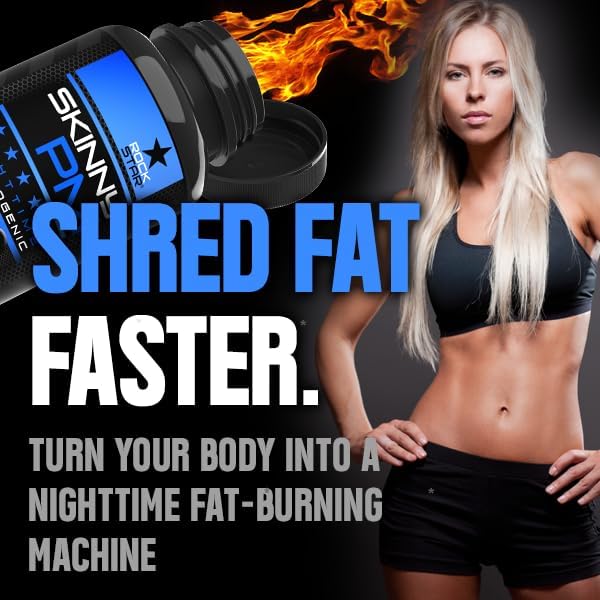 Rockstar Skinny PM - Pastillas para Quemar Grasa Nocturnas - Suplemento Termogénico para Pérdida de Peso 60ct - imagen 2