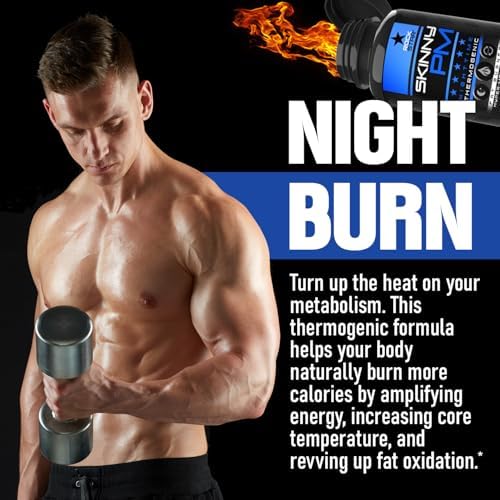 Rockstar Skinny PM - Pastillas para Quemar Grasa Nocturnas - Suplemento Termogénico para Pérdida de Peso 60ct - imagen 3
