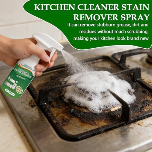 Spray Limpiador de Cocina 2 Piezas, Multiusos para Manchas de Aceite, 318ml para Cocina, Horno, Estufa y Campana Extractora - imagen 7