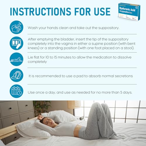 Suplementos Vaginales de Ácido Hialurónico 10 mg para Mujeres | Hidratante Vaginal para Sequedad, Picazón e Irritación | Cuidado Íntimo y Menopausia - imagen 3