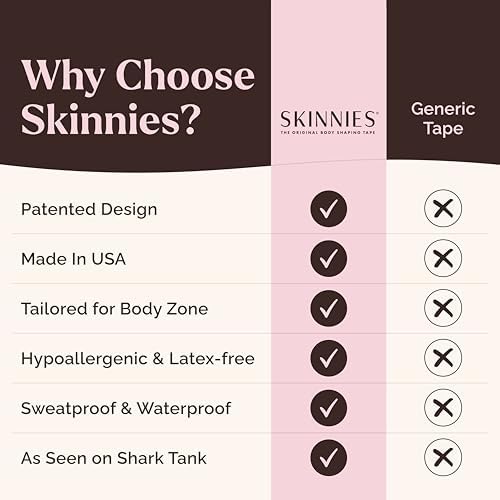 Cinta para Brazos Instant Lifts Skinnies - Patente y Hecha en EE. UU. - Cinta Elevadora para Brazos Flácidos - Invisible y Resistente al Sudor - 5 - imagen 7
