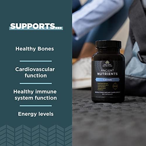 Suplemento de Calcio con Vitamina D y K2 de Ancient Nutrition, Apoya la Salud Ósea e Inmunológica, Recuperación Muscular, Paleo y Keto, 90 Cápsulas - imagen 3