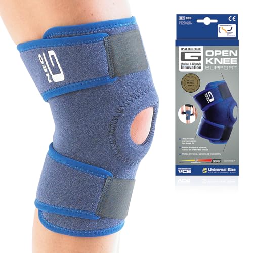 Soporte para Rodilla Neo-G, Abierto en la Rótula – Alivio de Dolor por Artritis, Lesiones de Menisco y Rodilla de Corredor – Compresión Ajustable - imagen 1