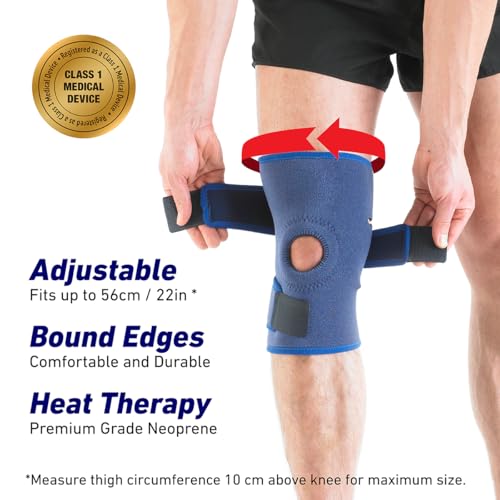 Soporte para Rodilla Neo-G, Abierto en la Rótula – Alivio de Dolor por Artritis, Lesiones de Menisco y Rodilla de Corredor – Compresión Ajustable - imagen 4