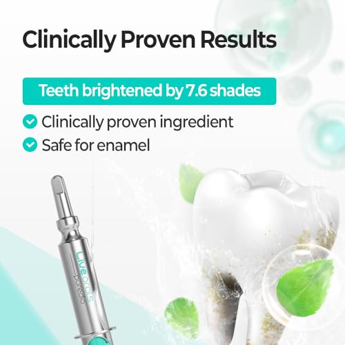 Kit de Blanqueamiento Dental Live Orals PureDia - Set de Gel y Boquilla, Peróxido de Hidrógeno, Formulado por Dentistas para Dientes Sensibles, 28 - imagen 5