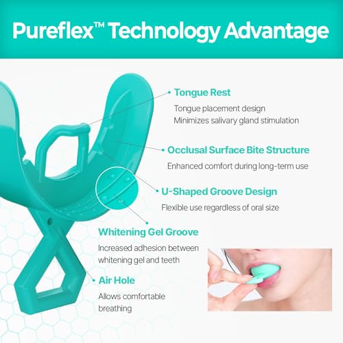 Kit de Blanqueamiento Dental Live Orals PureDia - Set de Gel y Boquilla, Peróxido de Hidrógeno, Formulado por Dentistas para Dientes Sensibles, 28 - imagen 6