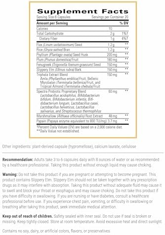 Integrative Therapeutics Blue Heron - Suplemento Digestivo para el Apoyo del Colon y Gastrointestinal - Sin Lácteos - 120 Cápsulas (20 Porciones) - imagen 2